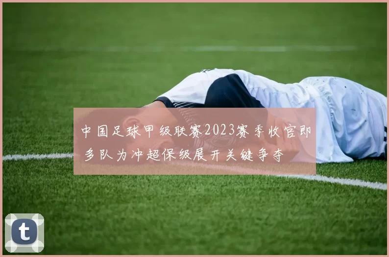 中国足球甲级联赛2023赛季收官即 多队为冲超保级展开关键争夺