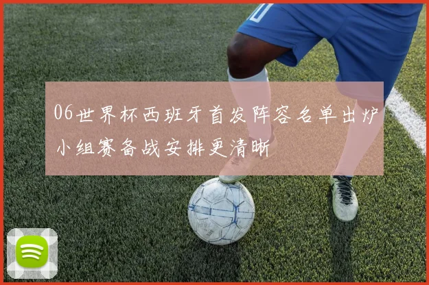 06世界杯西班牙首发阵容名单出炉小组赛备战安排更清晰